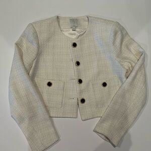 NWO tag. Joie Women’s Cream cropped blazer